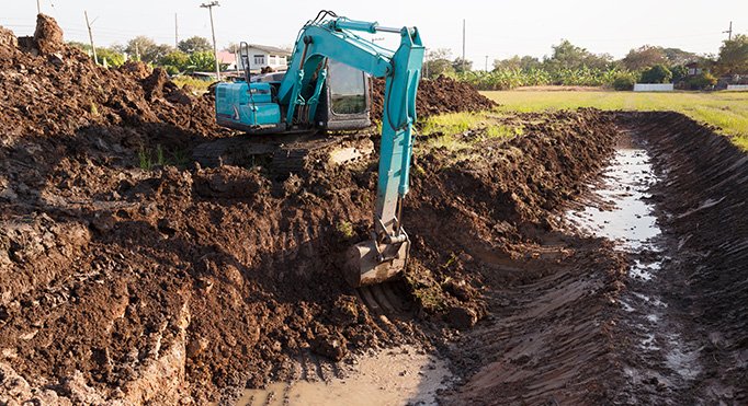 Excavation services in Barrie, Simcoe County