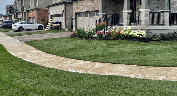 Final grading and sod services in Barrie, Simcoe County